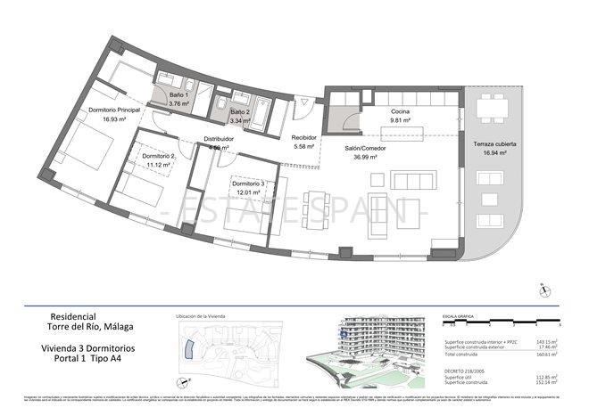Апартаменты в Малаге 143 м2 №ART201214B97C  - Продажа - 16 preview