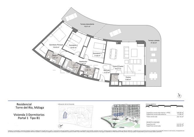 Апартаменты в Малаге 143 м2 №ART201214B97C  - Продажа - 15 preview