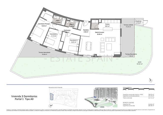 Апартаменты в Малаге 143 м2 №ART201214B97C  - Продажа - 14 preview