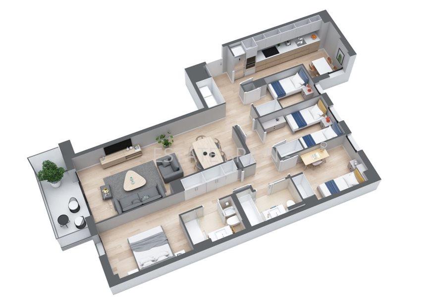 Квартира в Барселоне 108 м2 №ART1922620EB1  - Продажа - 11 large