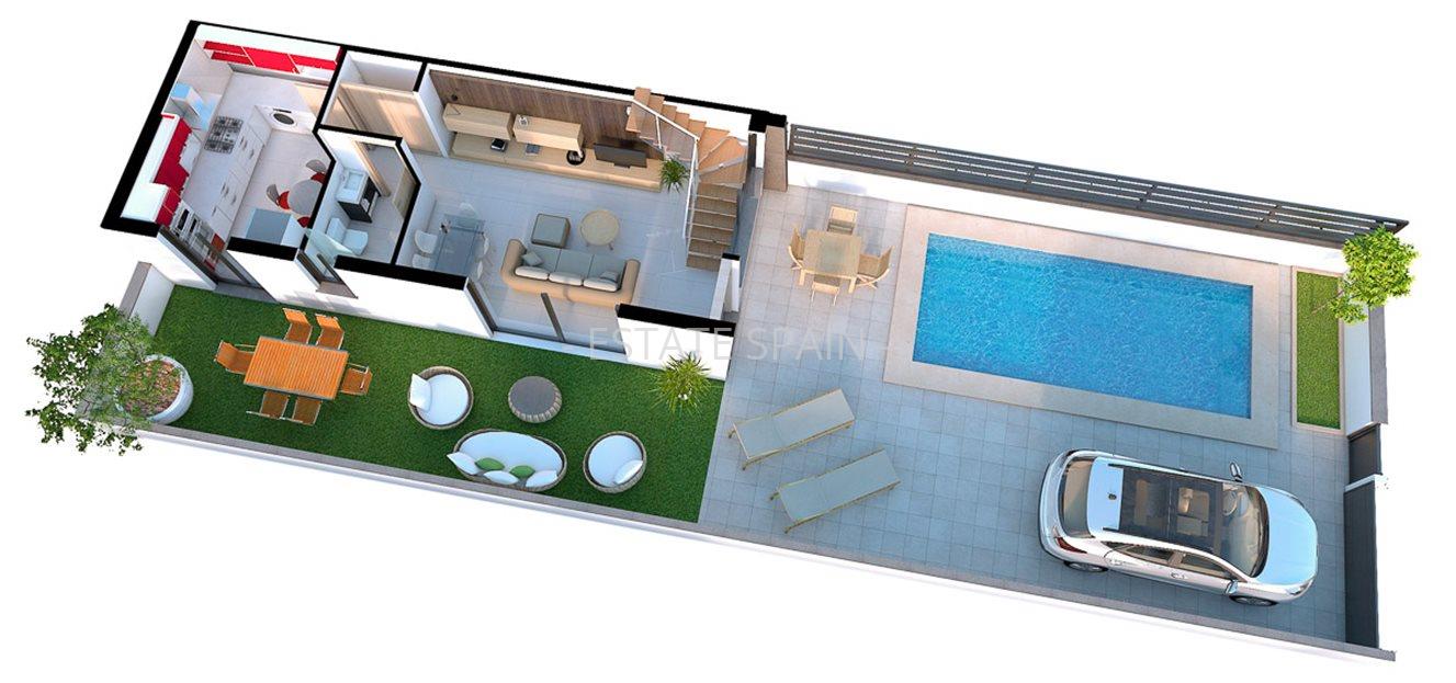 Таунхаус в Гран Алаканте 73 м2 №TAU187560CB  - Продажа - 11 large