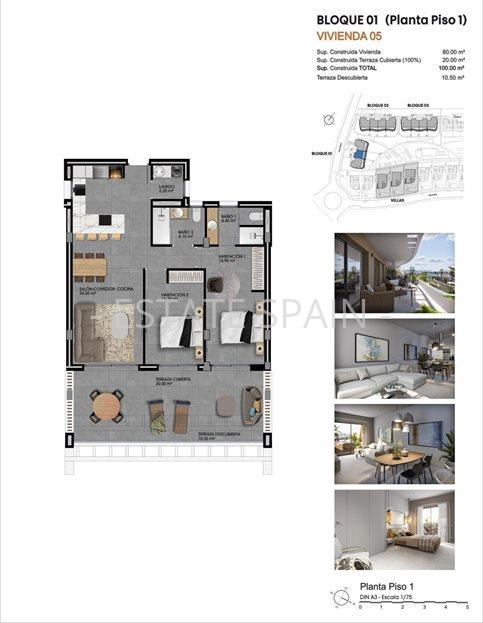 Апартаменты в Финестрате 80 м2 №ART25111492454  - Продажа - 18 large