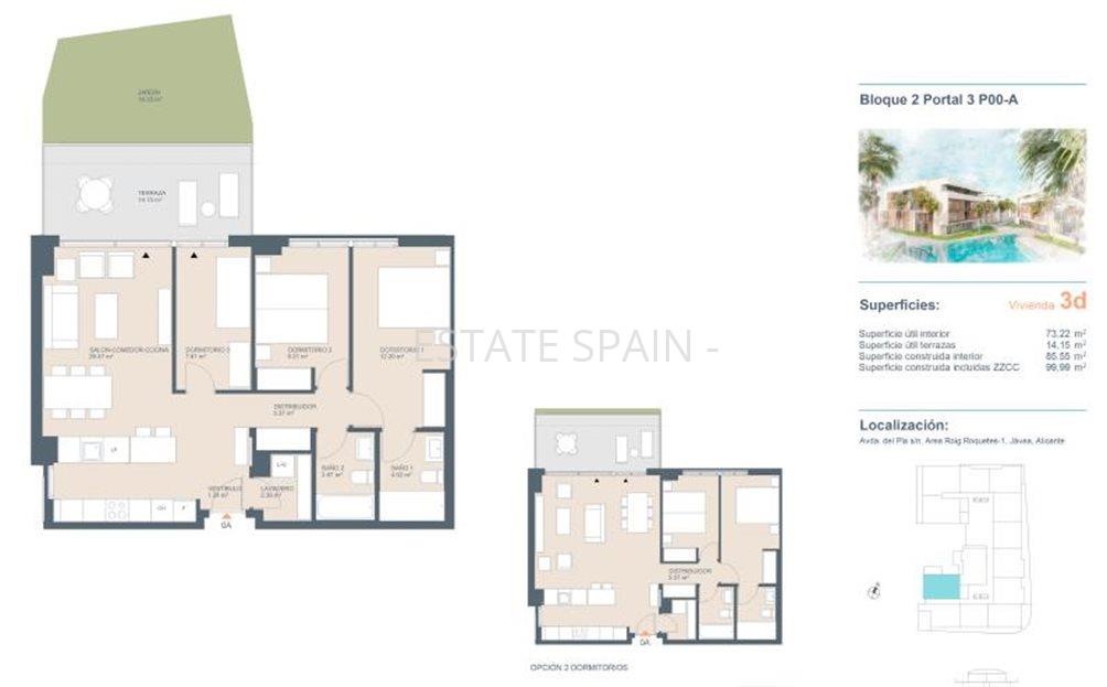 Апартаменты в Хавее 100 м2 №ART2172B6A77  - Продажа - 18 large