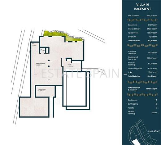 Вилла в Новая Золотая Миля 1293 м2 №VL2441186442  - Продажа - 65 preview