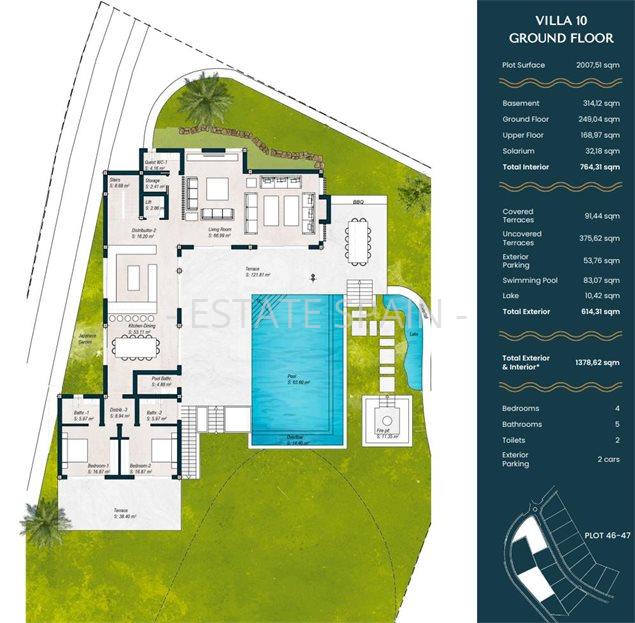 Вилла в Новая Золотая Миля 1293 м2 №VL2441186442  - Продажа - 66 large