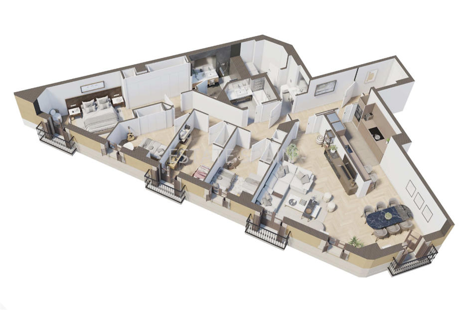 Апартаменты в Барселоне 127 м2 №ART221267A4AE  - Продажа - 16 large