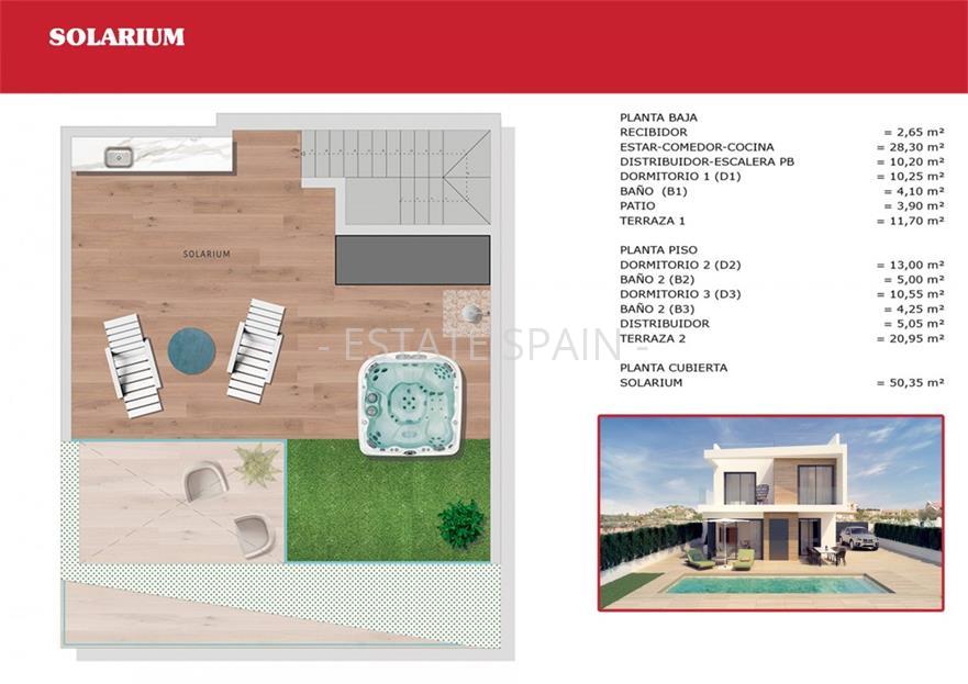 Шале в Сан-Мигель-де-Салинас 130 м2 №TAU18326D113  - Продажа - 4 large