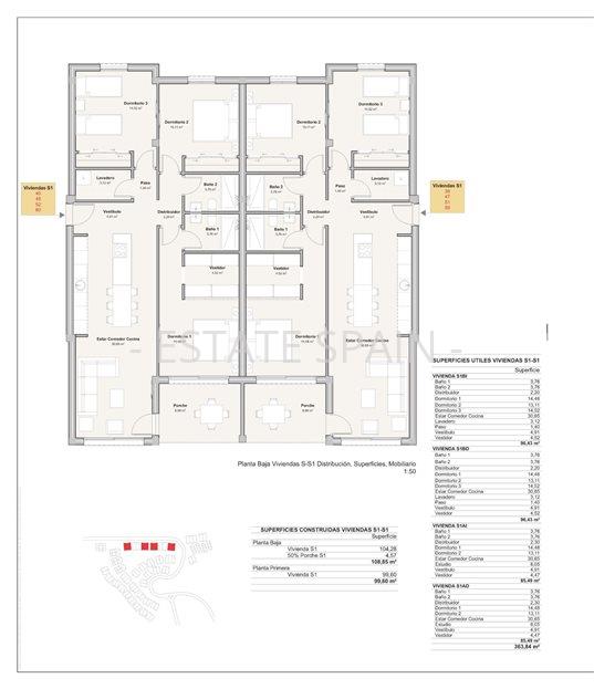 Апартаменты в Мохакар 108 м2 №ART25101035A1B  - Продажа - 20 large