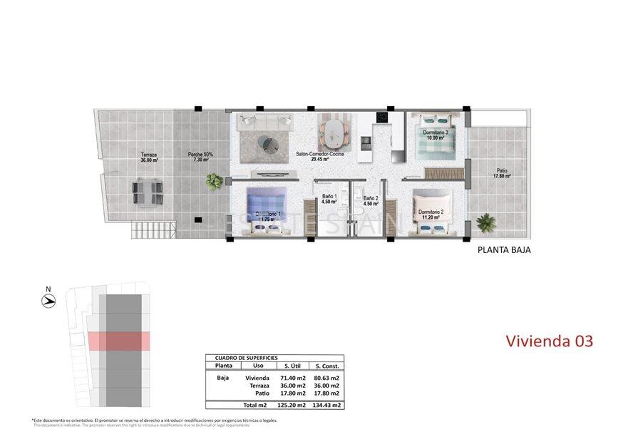 Бунгало в Пилар-де-ла-Орадада 87 м2 №BL25917B5FC3  - Продажа - 11 large