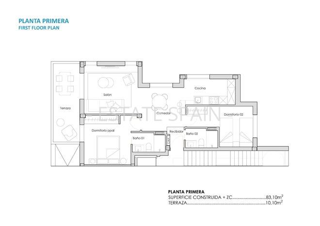 Апартаменты в Торре-Пачеко 83 м2 №ART25917E1A7B  - Продажа - 24 preview