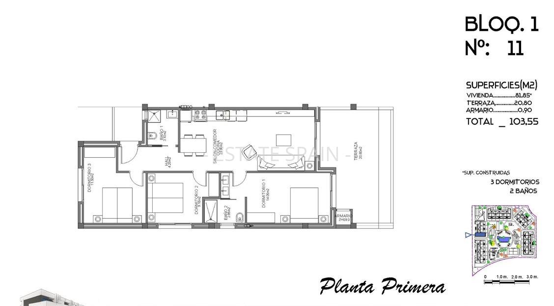 Апартаменты в Гуардамар-дель-Сегура 81 м2 №ART2510242C36  - Продажа - 9 large