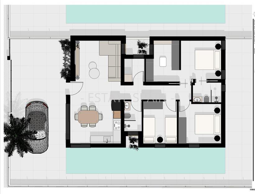 Вилла в Бенихофаре 98 м2 №VL26194E2CB  - Продажа - 34 large