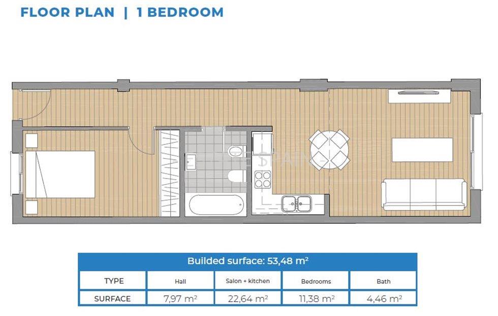 Студия в Малаге 37 м2 №ART191126E2F35  - Продажа - 17 large