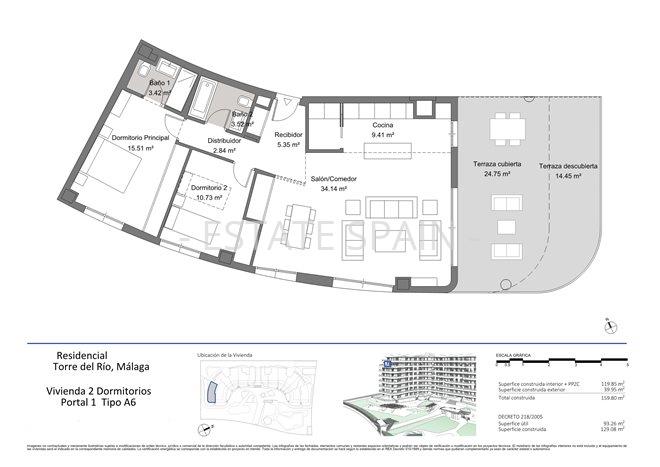 Апартаменты в Малаге 118 м2 №ART201213829F  - Продажа - 16 preview