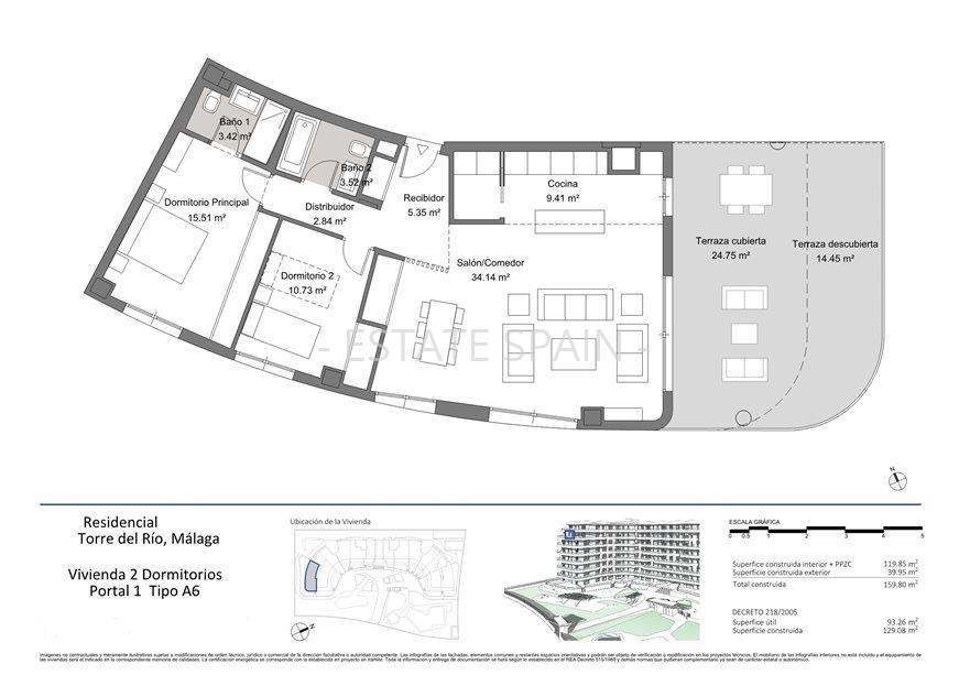 Апартаменты в Малаге 118 м2 №ART201213829F  - Продажа - 16 large
