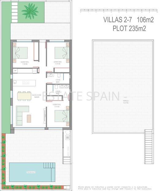 Вилла в Лос-Алькасарес 106 м2 №VL26112D1EA0  - Продажа - 38 large