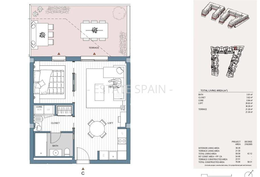 Апартаменты в Фуэнхироле 59 м2 №ART25219C0FDD  - Продажа - 20 large