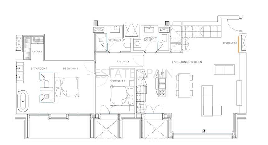 Апартаменты в Пальма-де-Майорка 133 м2 №ART262203A6E8  - Продажа - 17 preview