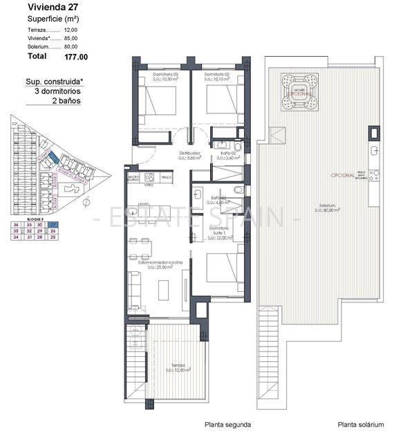 Апартаменты в Лос-Алькасарес 85 м2 №ART26331AAB65  - Продажа - 35 large