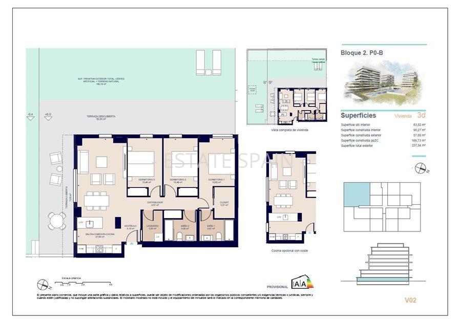 Апартаменты в Вильяхойосе 111 м2 №ART26112BBEA8  - Продажа - 15 large