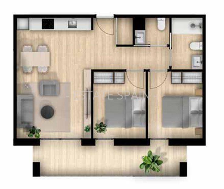 Апартаменты в Ллорет-де-Маре 79 м2 №ART263233E0A  - Продажа - 24 large