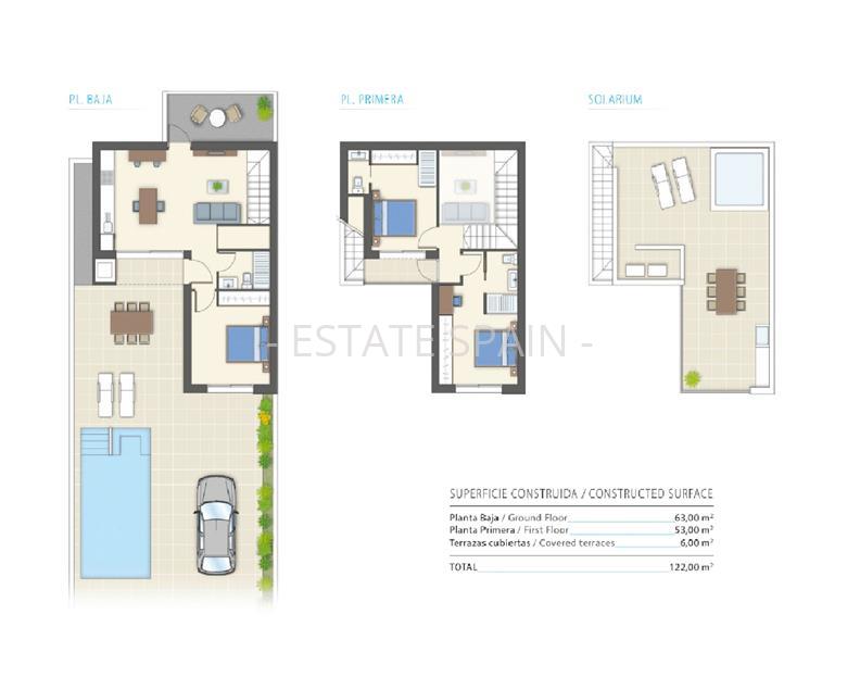 Бунгало в Бенихофаре 113 м2 №TAU18269C22  - Продажа - 5 large