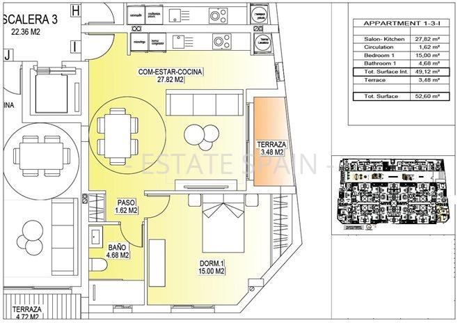 Апартаменты в Сан-Мигель-де-Салинас 52 м2 №ART2632AF817  - Продажа - 38 preview