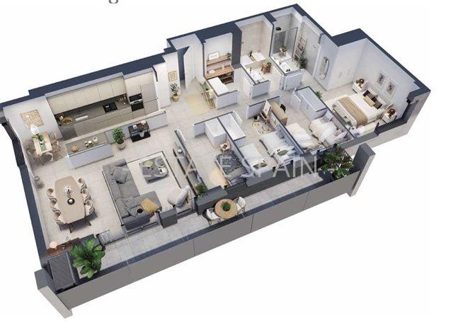 Апартаменты в Оспиталете 127 м2 №ART254120510F  - Продажа - 6 preview