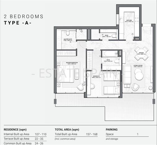 Апартаменты в Новая Золотая Миля 149 м2 №ART239452303  - Продажа - 8 preview