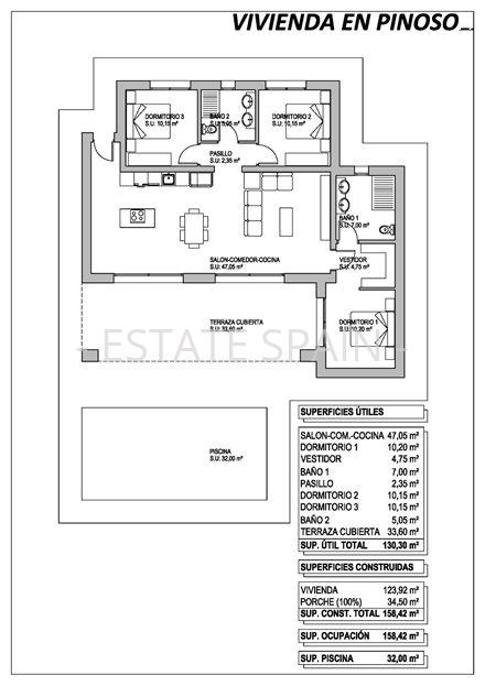 Вилла в Пиносо 168 м2 №VL25109E4FDD  - Продажа - 19 large