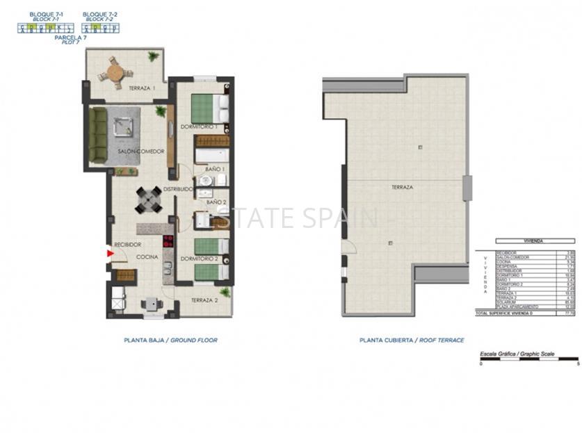 Бунгало в Полопе 78 м2 №TAU183237F7  - Продажа - 12 large