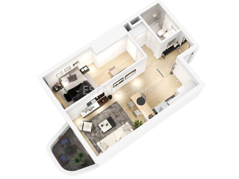 Апартаменты в Михасе 49 м2 №ART2411517469  - Продажа - 15 large