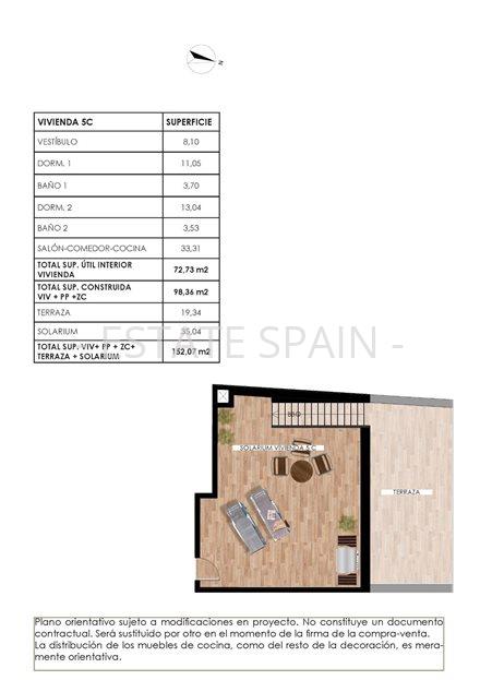 Апартаменты в Торревьехе 98 м2 №ART2511141CEB9  - Продажа - 37 large