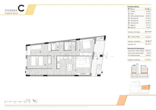 Апартаменты в Торревьехе 96 м2 №ART2613027B16  - Продажа - 10 preview