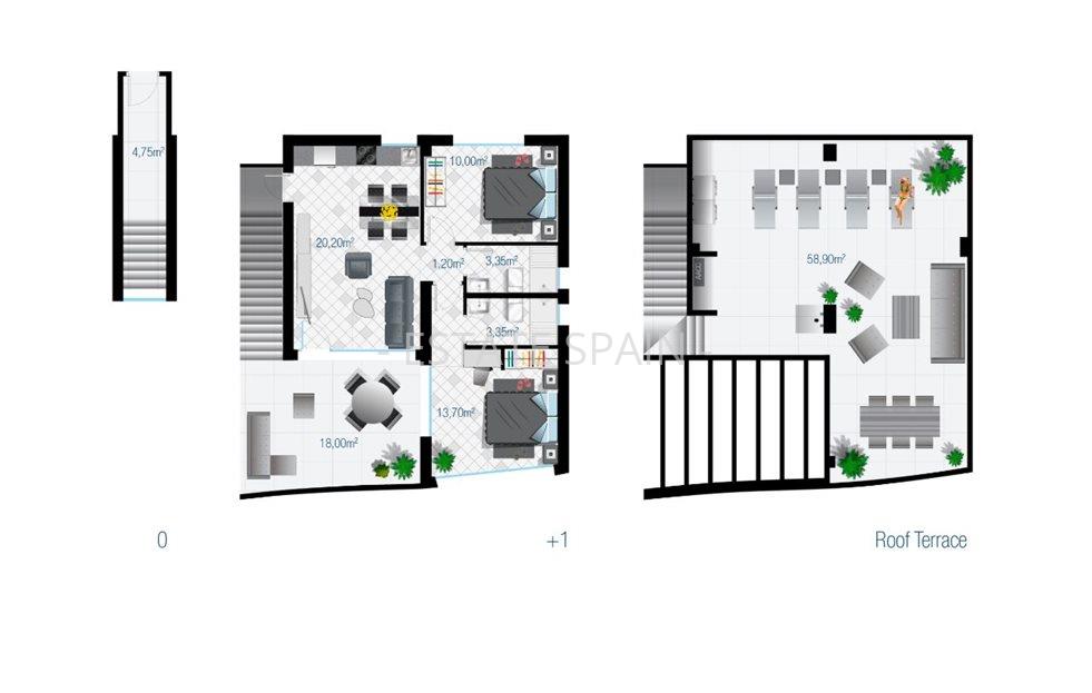 Дуплекс в Гуардамар-дель-Сегура 116 м2 №BL195155DC58  - Продажа - 21 large