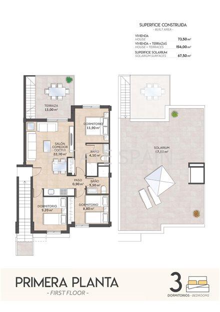 Бунгало в Сан-Мигель-де-Салинас 73 м2 №BL25917DD14A  - Продажа - 16 large