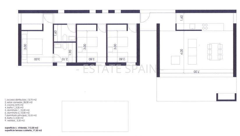 Вилла в Дении 120 м2 №VL198526C79  - Продажа - 3 preview