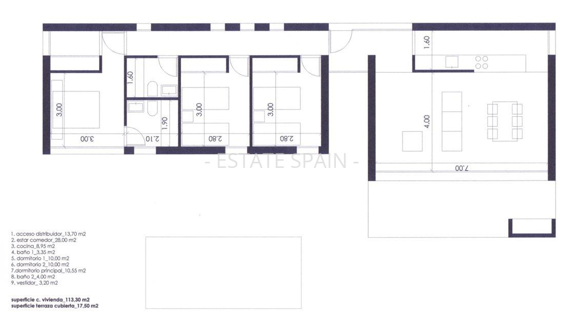 Вилла в Дении 120 м2 №VL198526C79  - Продажа - 3 large