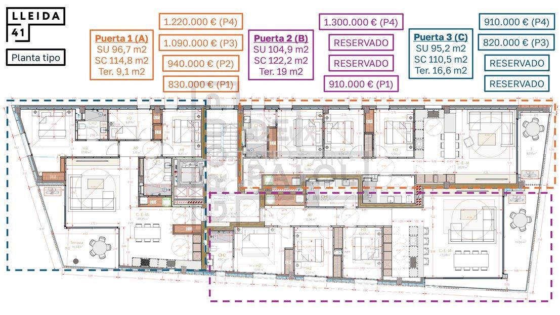 Апартаменты в Плайя-де-Аро 113 м2 №ART25884F4AB  - Продажа - 12 large