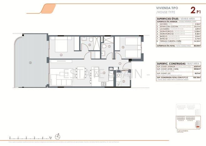 Апартаменты в Торревьехе 65 м2 №ART26130E3A98  - Продажа - 19 preview