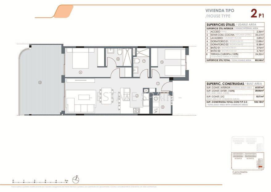 Апартаменты в Торревьехе 65 м2 №ART26130E3A98  - Продажа - 19 large