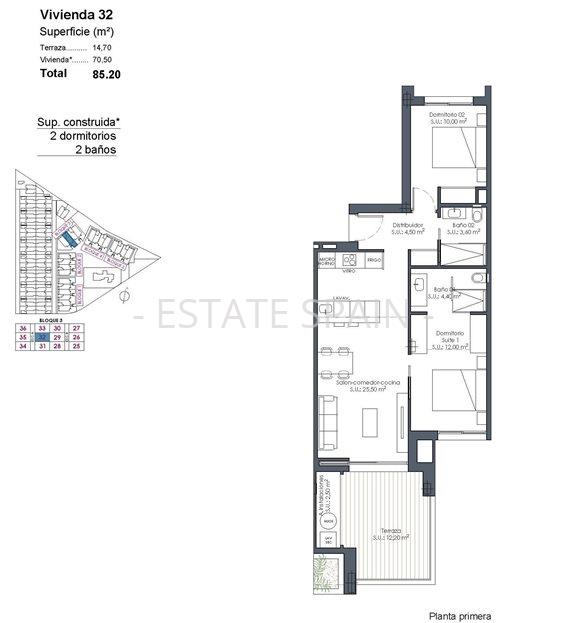 Апартаменты в Лос-Алькасарес 70 м2 №ART26330DA5FE  - Продажа - 31 large