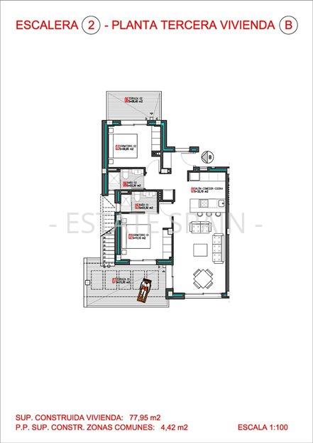 Апартаменты в Торревьехе 77 м2 №ART2622A1EDF  - Продажа - 12 large