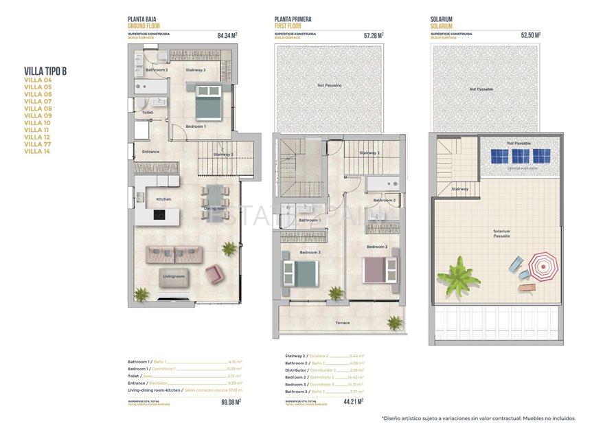 Вилла в Финестрате 141 м2 №VL2611641BDB  - Продажа - 15 large