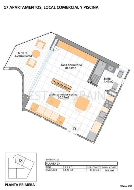Апартаменты в Сан-Педро-дель-Пинатар 44 м2 №ART2613085822  - Продажа - 11 large