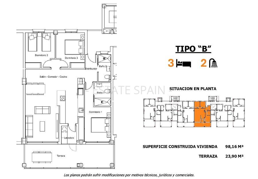 Апартаменты в Сан-Мигель-де-Салинас 121 м2 №ART2510221A11  - Продажа - 8 large