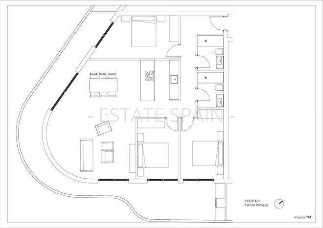 Апартаменты в Кальпе 154 м2 №ART2511260A21A  - Продажа - 18 preview