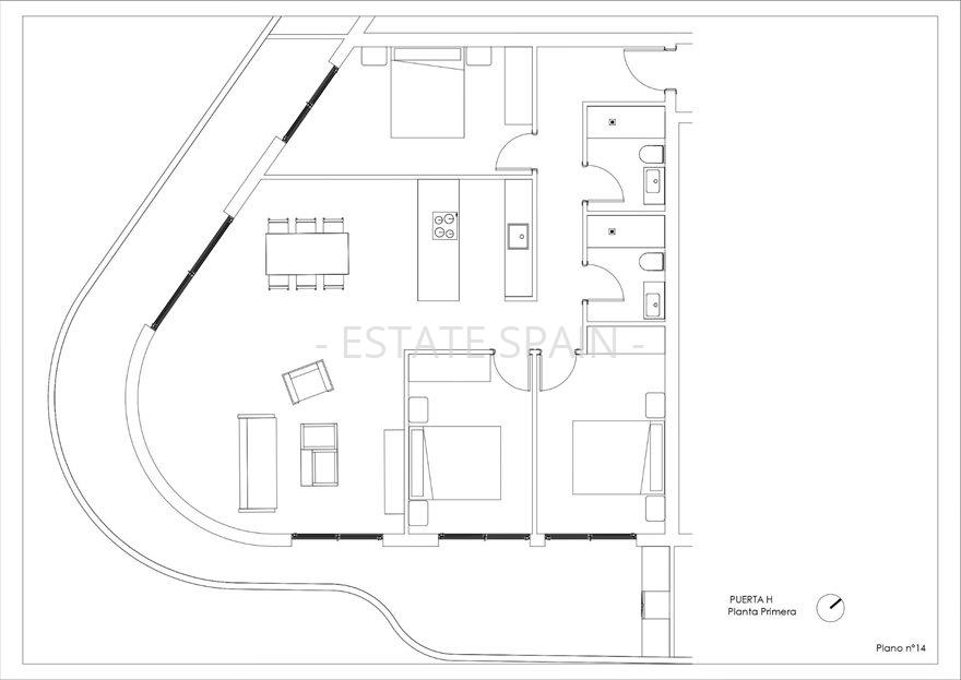 Апартаменты в Кальпе 154 м2 №ART2511260A21A  - Продажа - 18 large