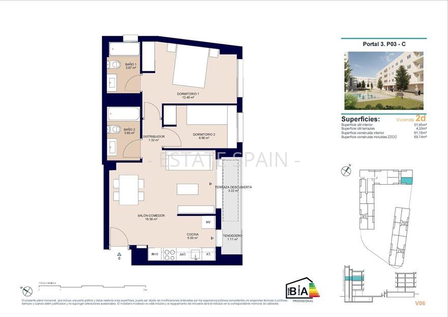 Апартаменты в Аликанте 73 м2 №ART25114E1E2F  - Продажа - 12 large