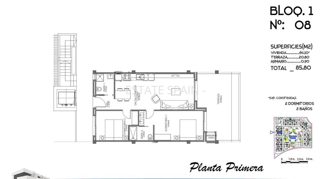 Апартаменты в Гуардамар-дель-Сегура 64 м2 №ART2591712D29  - Продажа - 9 large